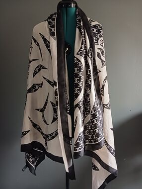 Fragrance Silk Scarf, CHANEL